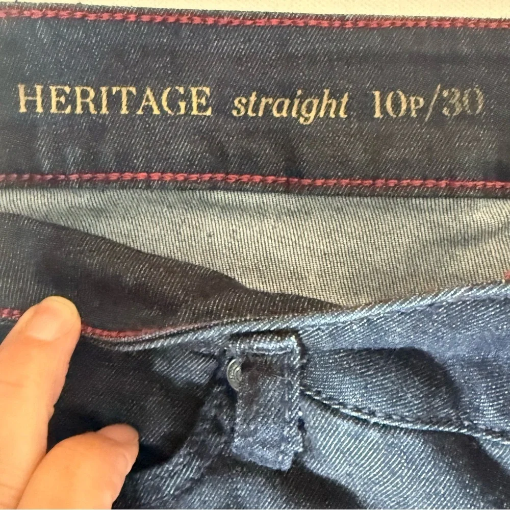 J. Crew Heritage Women’s Dark Blue Straight-Leg Jeans Size Petite 10